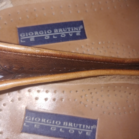Men's 10m Giorgio Brutini le glove loafers. - Picture 3 of 6